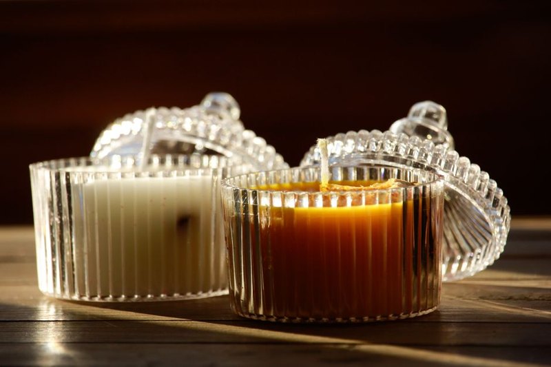 Beeswax Honeycomb Candle Duo