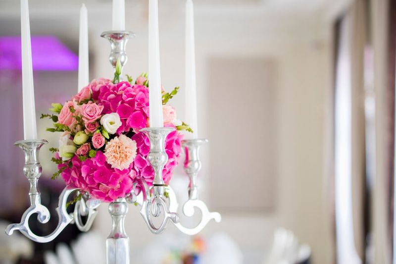 Copper Stand Centerpiece Set